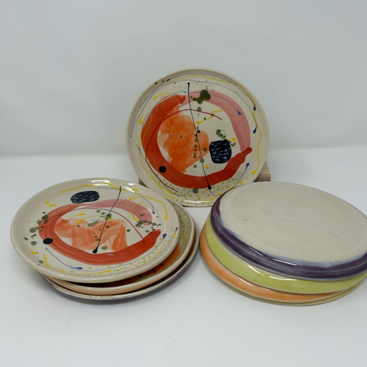 Abstract Dessert Plate